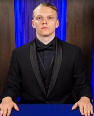 Ossi Ketola, founder of Duel Casino, at the table